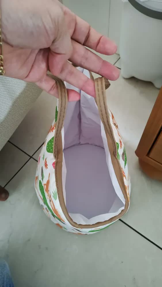 foto de Cesto Dobrável Organizador Infantil Brinquedos Roupa Suja P