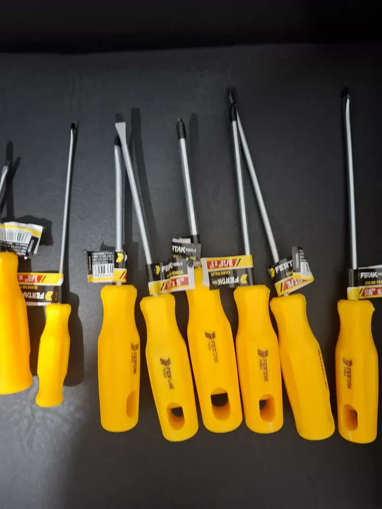 foto de Kit Jogo 12 Chaves De Fenda Phillips Profissional Imantado