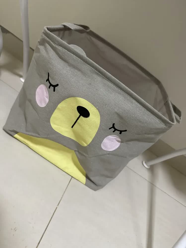foto de Cesto Organizador Infantil P/ Roupas Sujas Brinquedos E Etc
