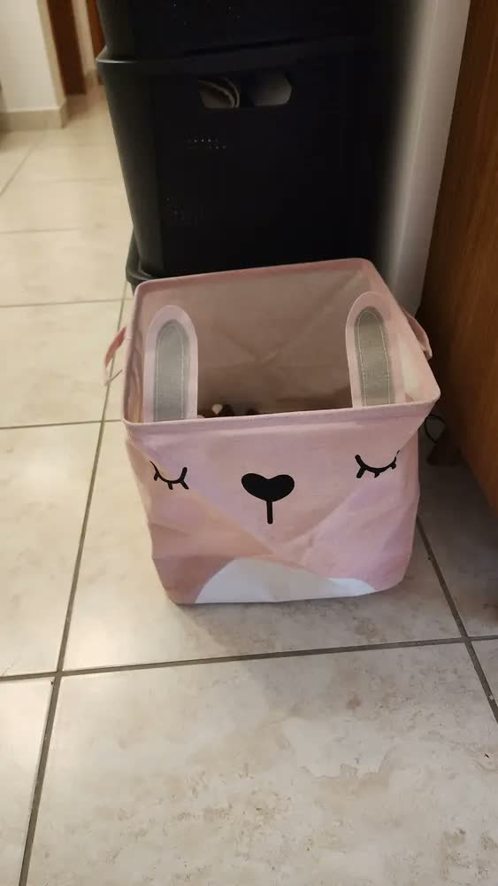foto de Cesto Organizador Infantil P/ Roupas Sujas Brinquedos E Etc