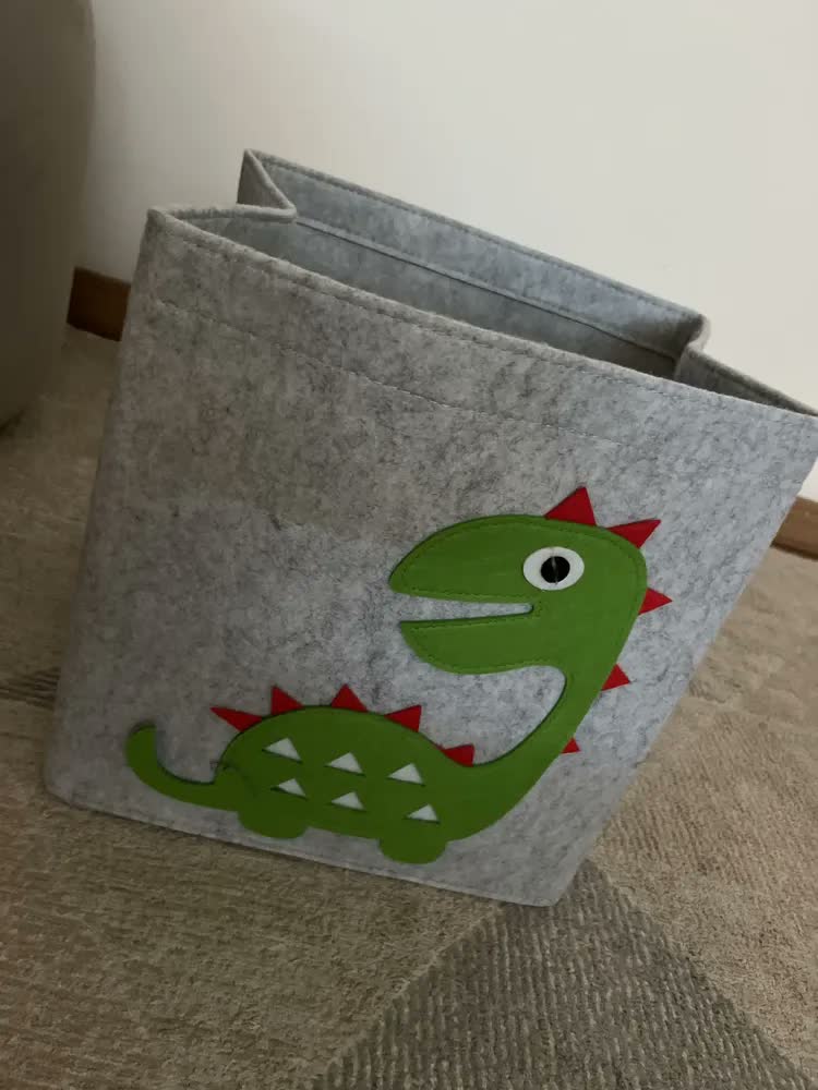 foto de Cesto Organizador Infantil P/ Roupas Sujas Brinquedos E Etc