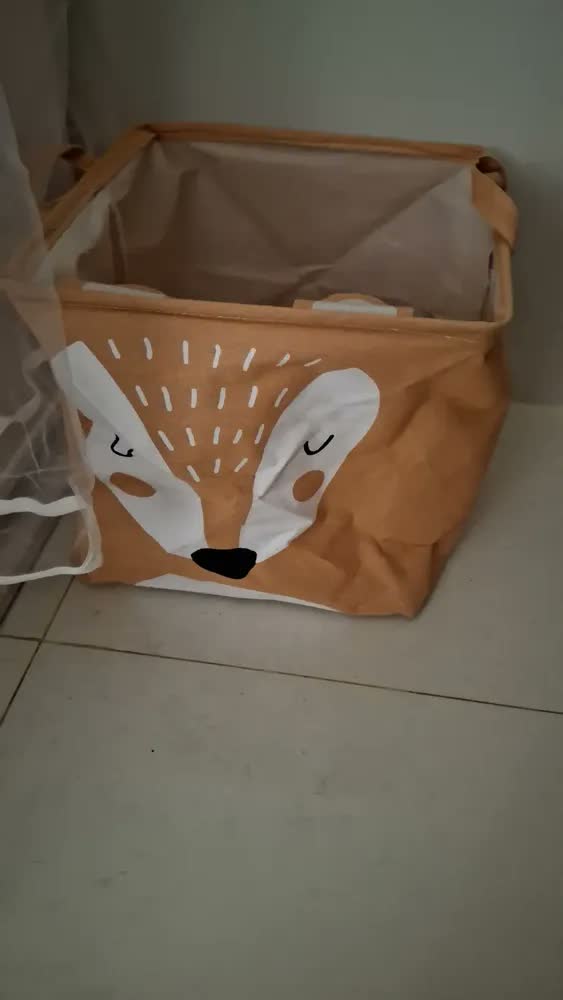 foto de Cesto Organizador Infantil P/ Roupas Sujas Brinquedos E Etc