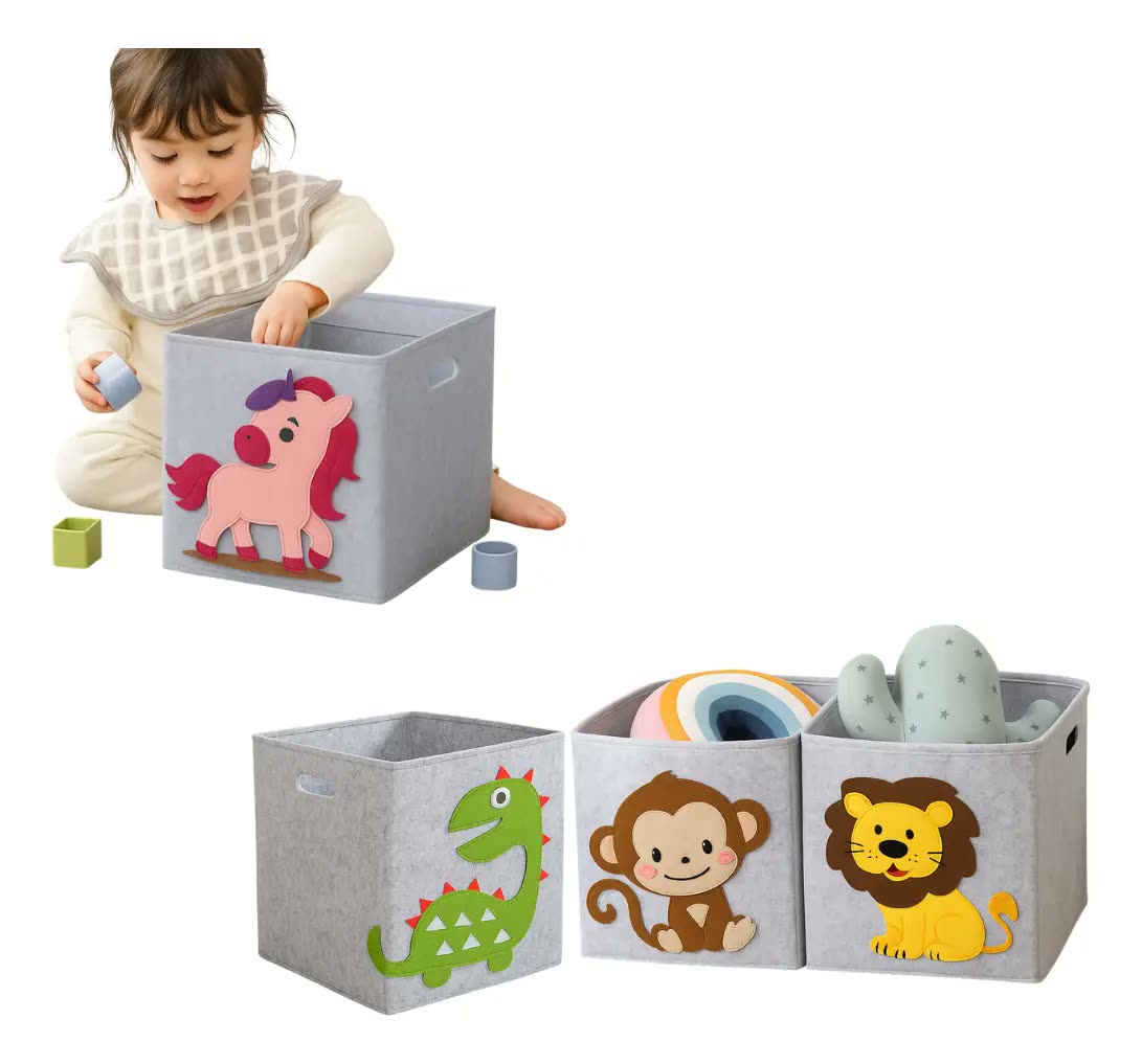 Cesto Organizador Infantil P/ Roupas Sujas Brinquedos E Etc