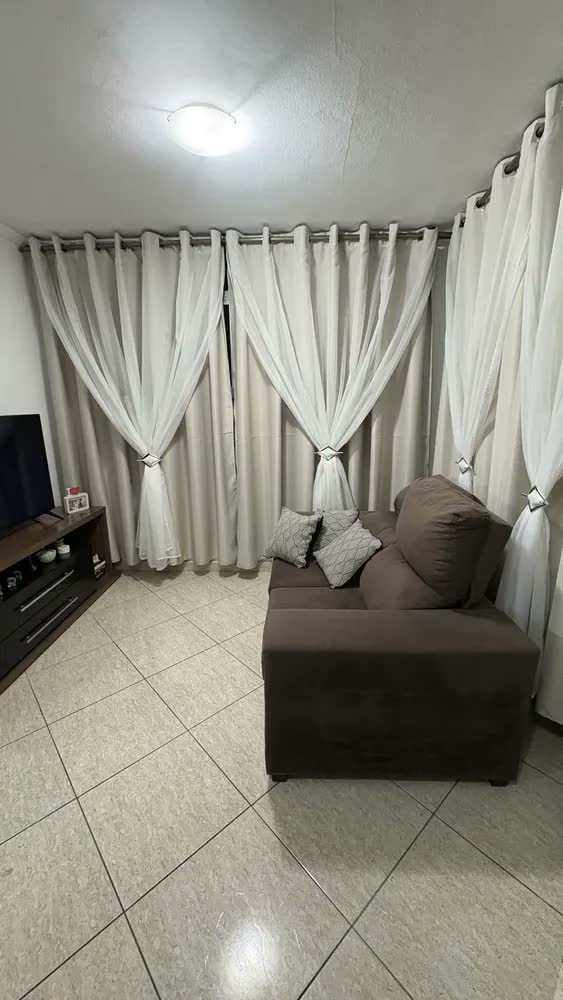 foto de Cortina Blackout Com Voil 3,00 De Largura X 2,30 Altura