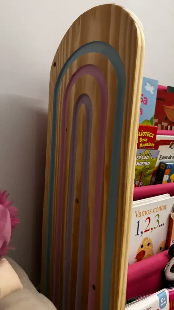 foto de Estante De Livros Montessori Infantil Rack