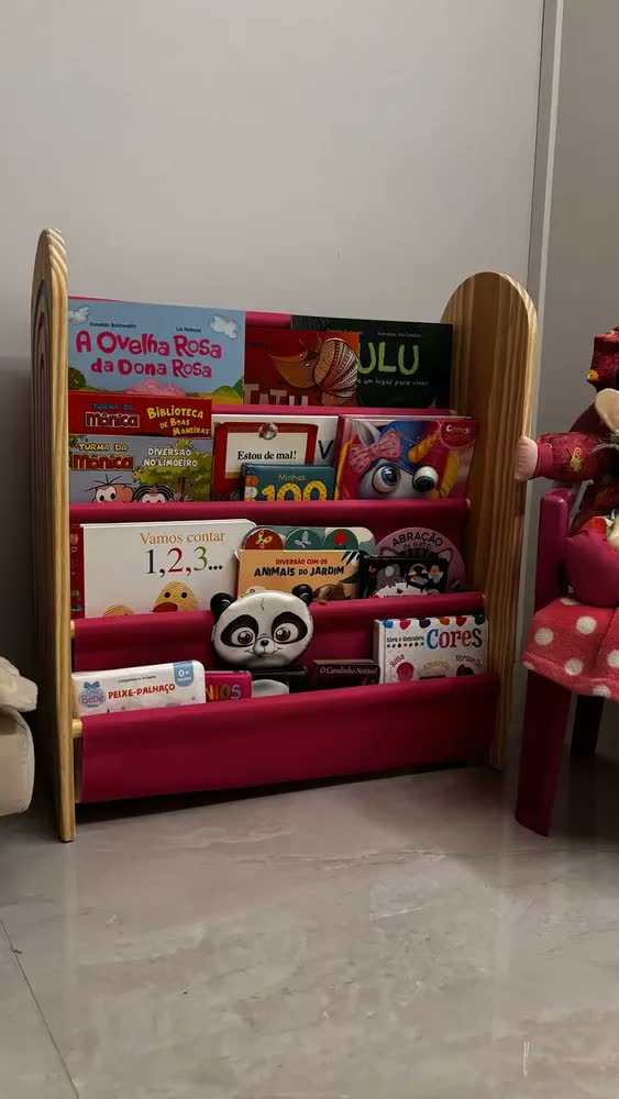 foto de Estante De Livros Montessori Infantil Rack