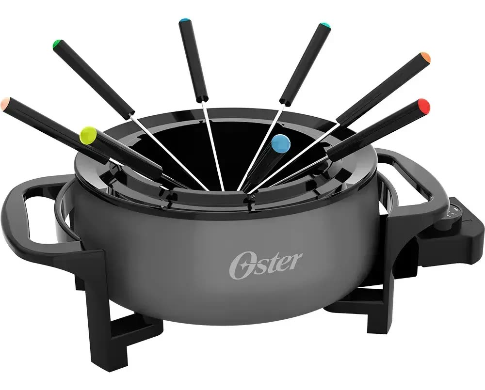 Panela Eletrica Para Fondue Oster Ofnd100 1000w Cinza