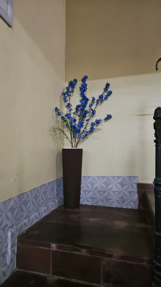 foto de Vaso Alto Para Plantas Texturizado Decoração Moderna Casa