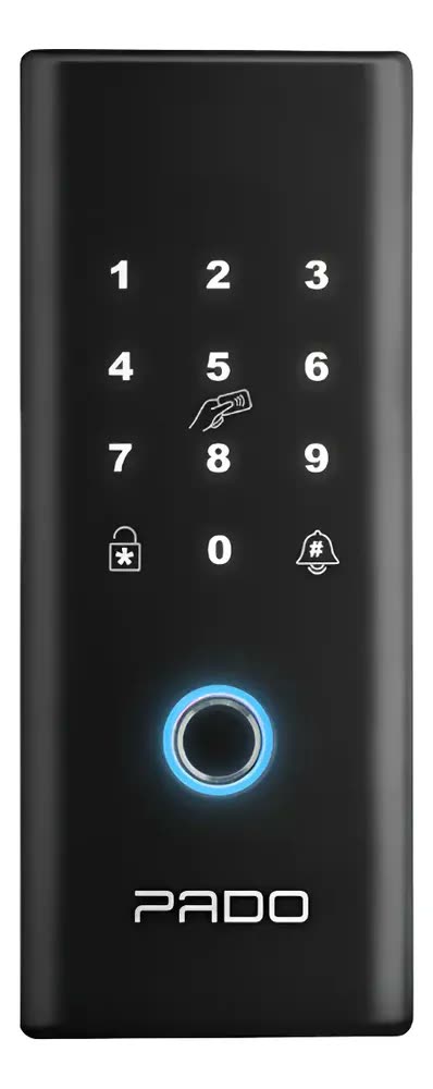 foto de Fechadura Digital Fdv-201 Pado Porta Vidro Giro ou Correr Aplicativo TTlock Ideal Empresas Escritorio Consultorio