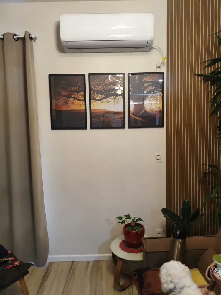 foto de Quadros Decorativo Arvore Por Do Sol Paisagem Moldura Vidro