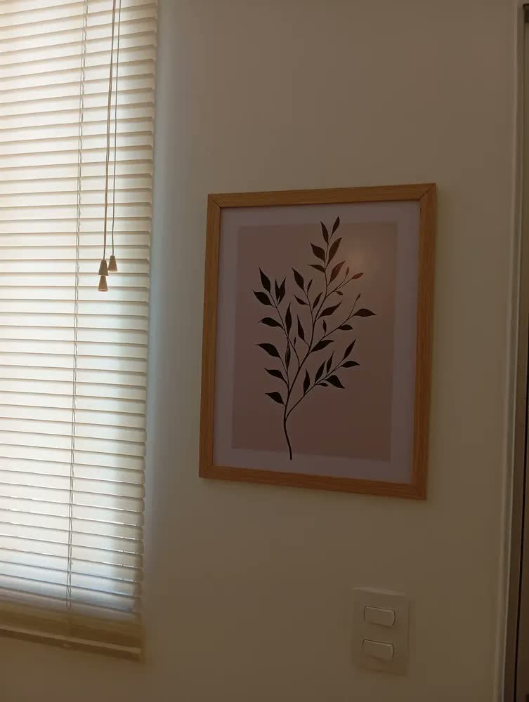 foto de Quadros Decorativos Quarto Sala Cozinha Minimalista Moldura