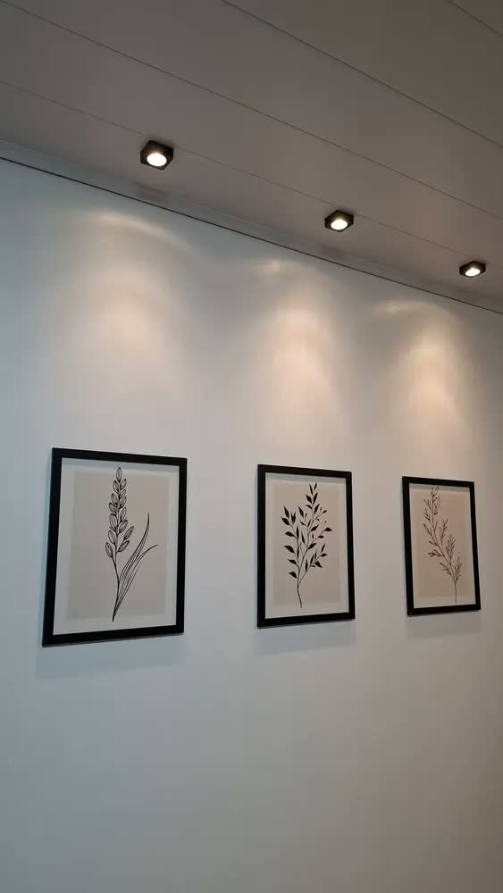 foto de Quadros Decorativos Quarto Sala Cozinha Minimalista Moldura