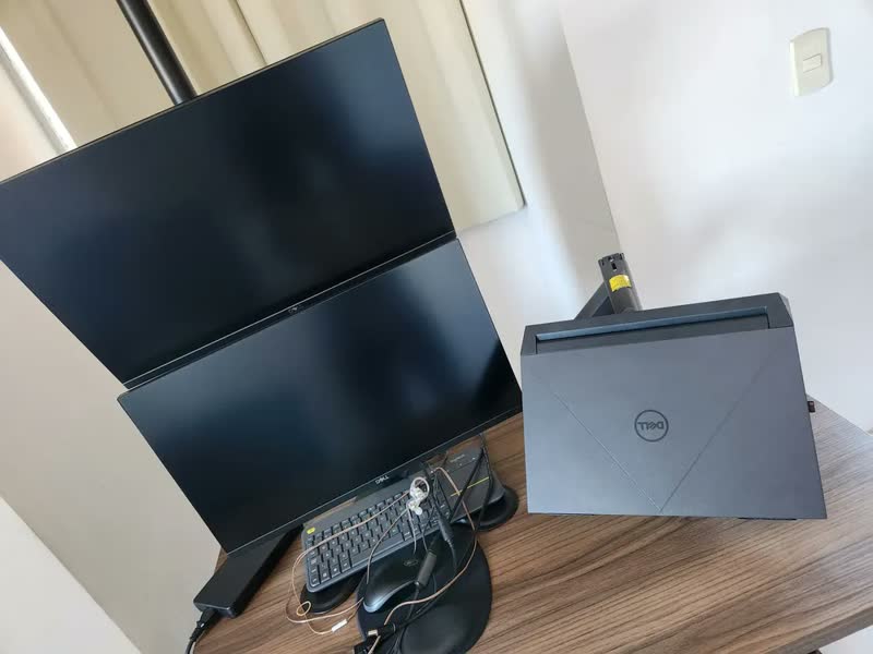 foto de Kit Suporte Notebook Articulado Pistão a Gás F80N + Bandeja 13-18