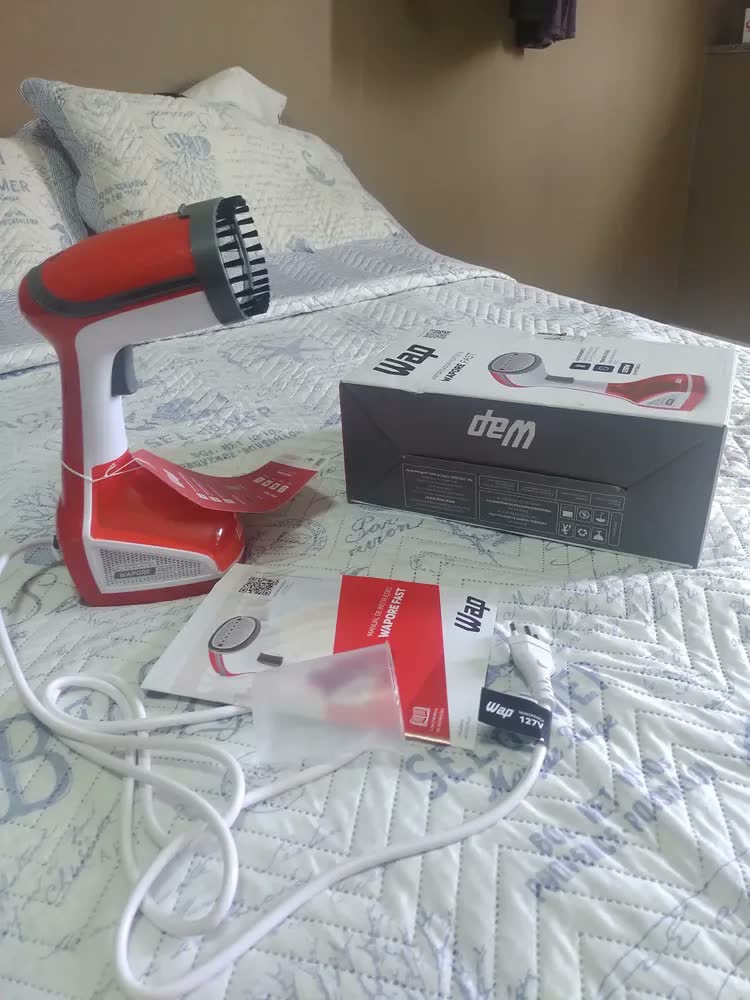 foto de Vaporizador Portátil de Roupas e Tecidos Wap Wapore Fast 1250 Com Vapor Quente