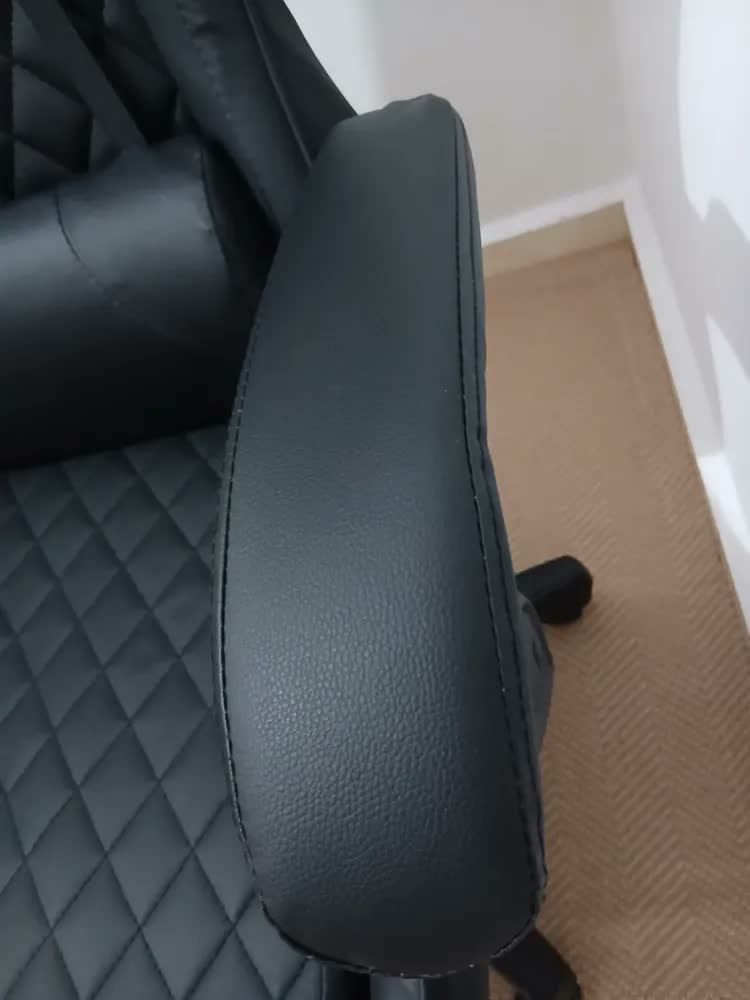foto de Cadeira Gamer Ergonomica LODS Gamer Azul Inclinável Até 135º Escritório