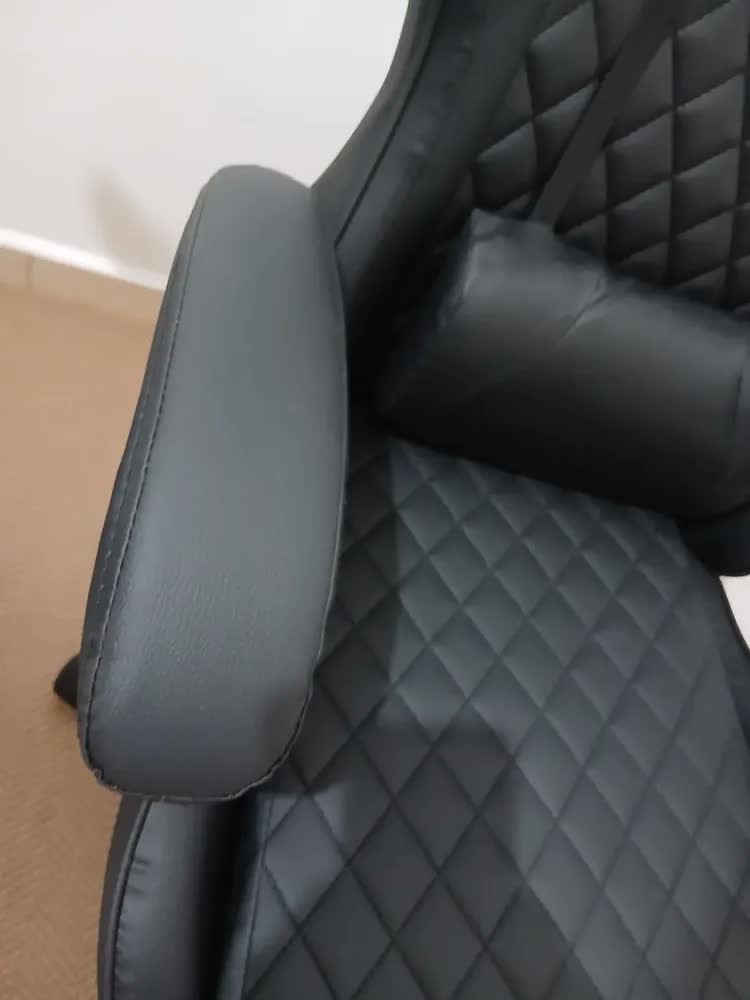 foto de Cadeira Gamer Ergonomica LODS Gamer Azul Inclinável Até 135º Escritório
