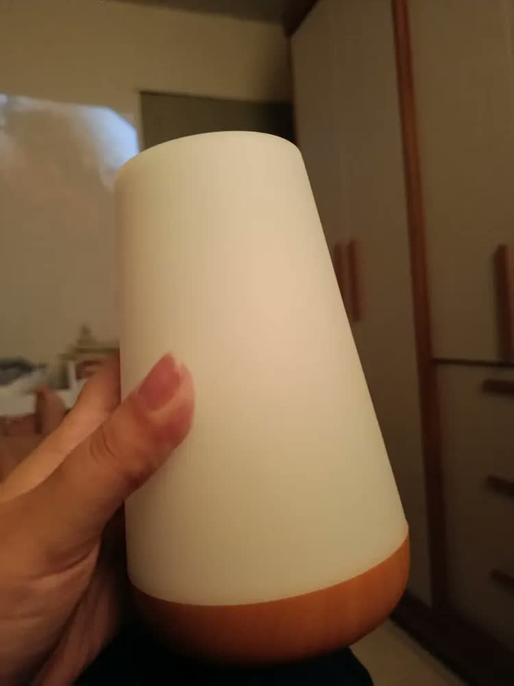 foto de Luminária Abajur Cromoterapia 13 cores