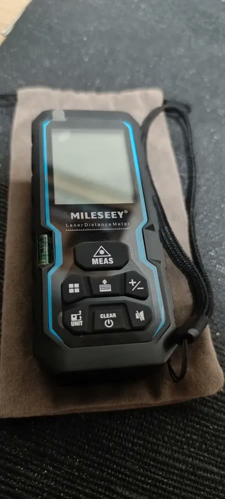 foto de Trena Laser Digital Profissional Mileseey S6 100m Alta Precisão Medidor De Distância A Pilhas Portátil Gafer Para Obras, Engenharia E Construção