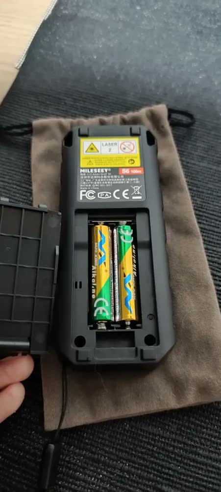 foto de Trena Laser Digital Profissional Mileseey S6 100m Alta Precisão Medidor De Distância A Pilhas Portátil Gafer Para Obras, Engenharia E Construção