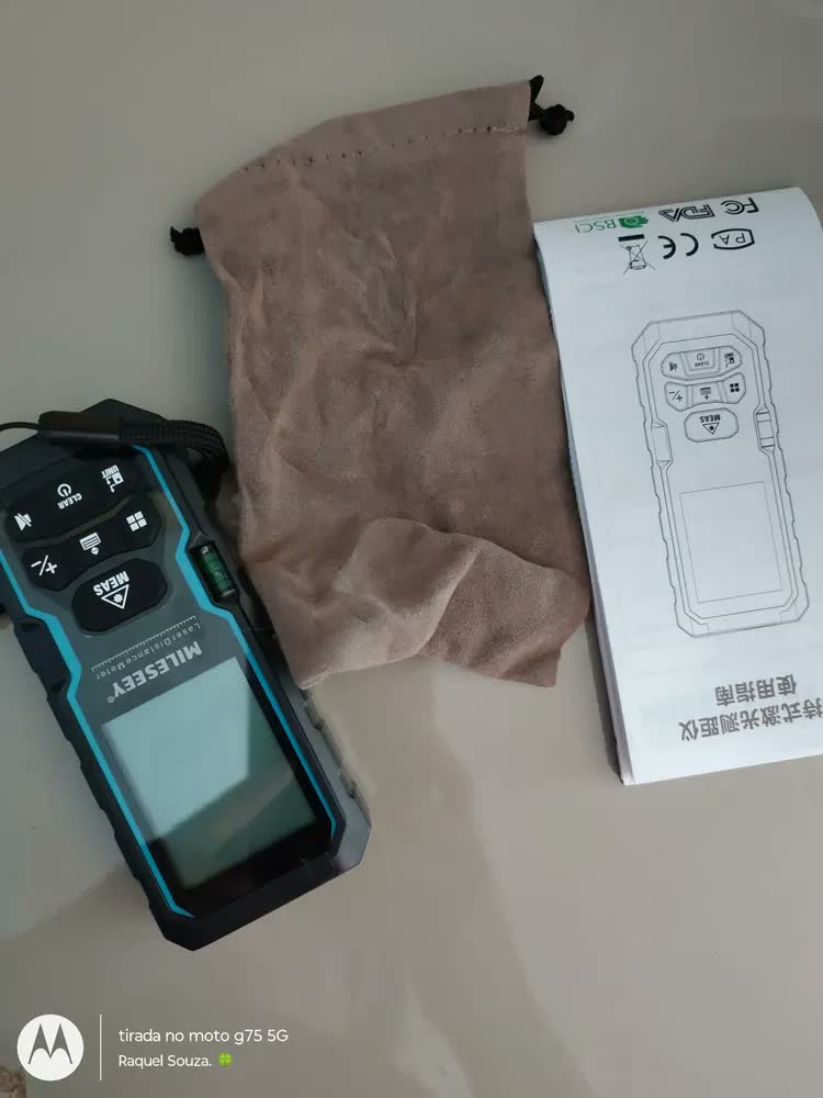 foto de Trena Laser Digital Profissional Mileseey S6 100m Alta Precisão Medidor De Distância A Pilhas Portátil Gafer Para Obras, Engenharia E Construção