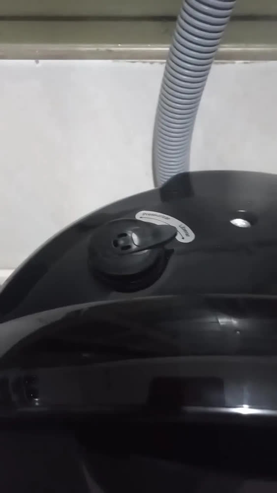 foto de Panela de Pressão Elétrica 5 Litros Aço Inox Preto Multifuncional Kian Ppe 101