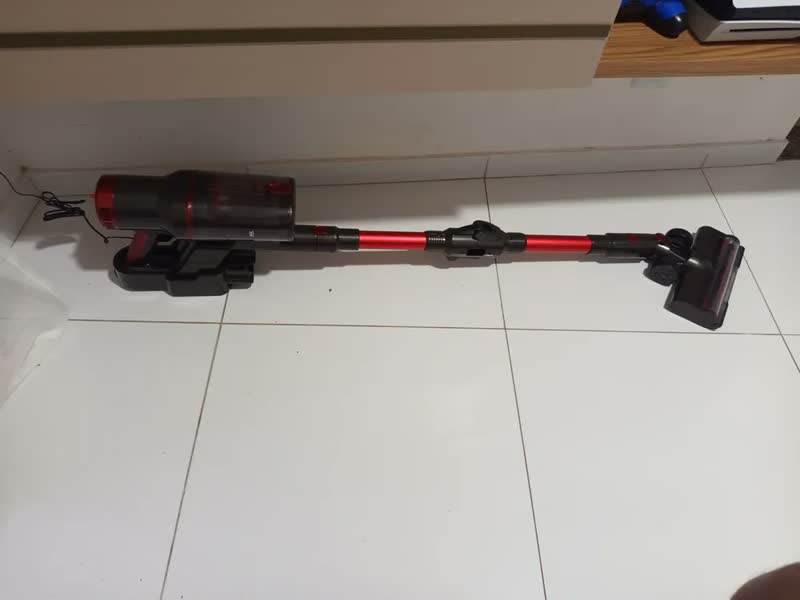 foto de Aspirador de Pó Sem Fio 250W Vertical LED 22KPa Dobrável 1L VidaValu