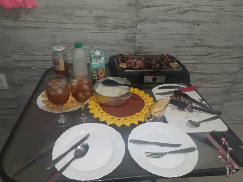 foto de Churrasqueira Elétrica 1800w 8 Níveis Portátil De Mesa