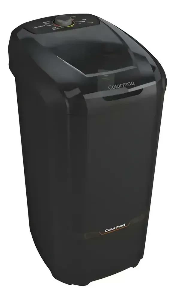 Tanquinho Colormaq 15kg Semiautomática Preto Para Roupa