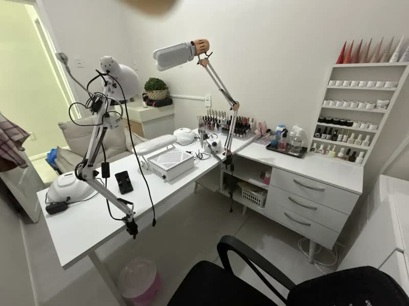 foto de Escrivaninha Mesa De Estudos Canto 3 Gavetas Lisboa Madesa B Cor Branco