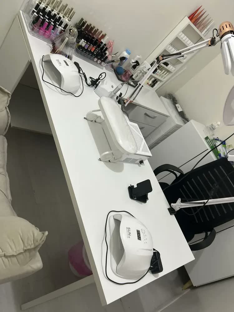 foto de Escrivaninha Mesa De Estudos Canto 3 Gavetas Lisboa Madesa B Cor Branco