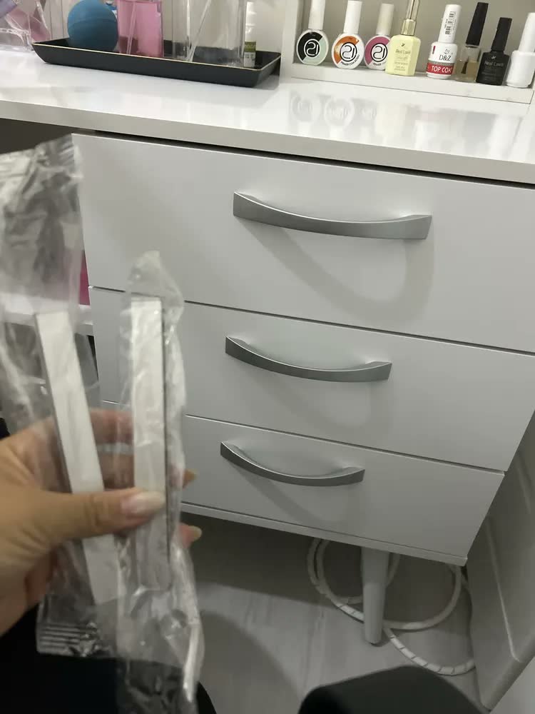 foto de Escrivaninha Mesa De Estudos Canto 3 Gavetas Lisboa Madesa B Cor Branco