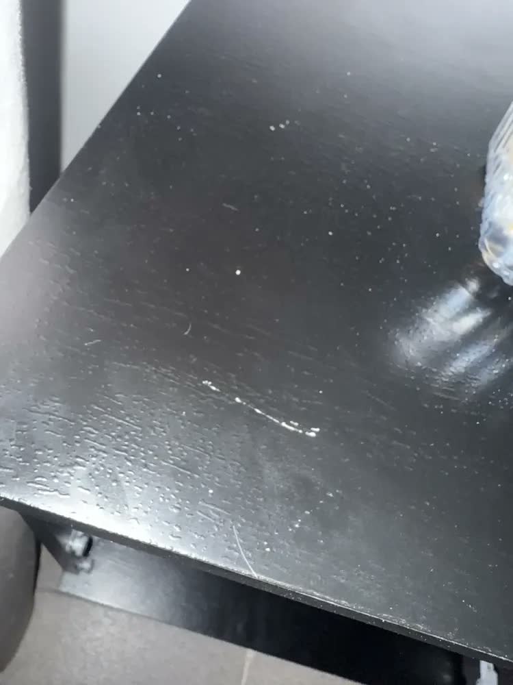 foto de Escrivaninha Mesa Escritório Canto 3 Gavetas Lisboa Madesa P Cor Preto