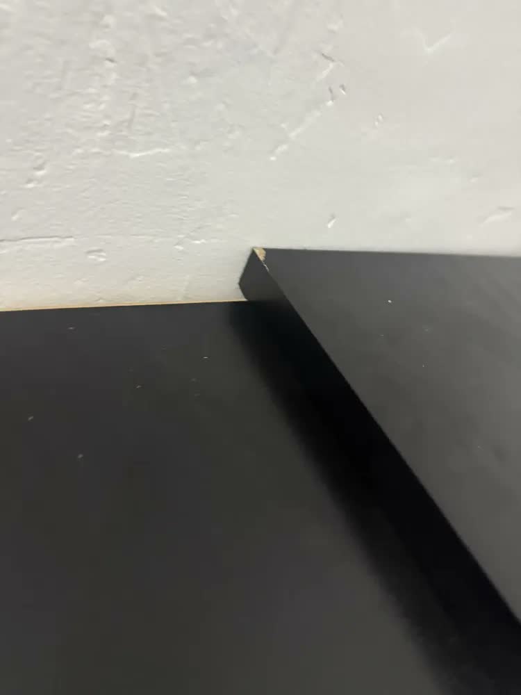 foto de Escrivaninha Mesa Escritório Canto 3 Gavetas Lisboa Madesa P Cor Preto