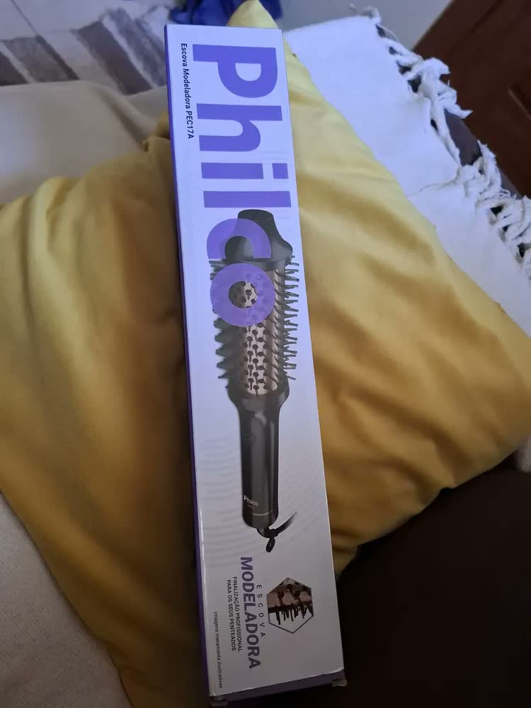 foto de Escova modeladora philco pec17a Revestimento cerâmica bivolt Preto