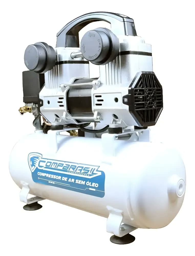 Compressor De Ar Portátil 8l 1,1 Hp 1100 8 Litros Compbrasil