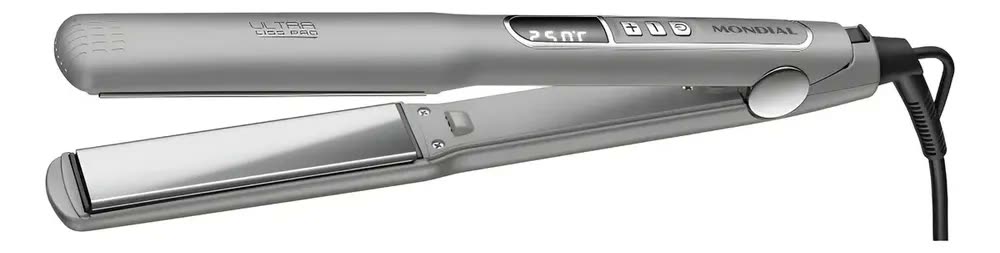 Prancha Progressiva Ultra Liss Pro 250°C P-02-PRO Tecnologia MCH Prata Mondial