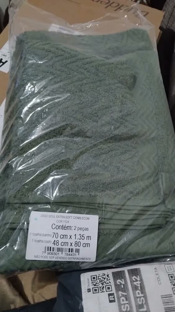 foto de Jogo De Toalhas Buddemeyer Soul Extra Soft Banho 2 Verde