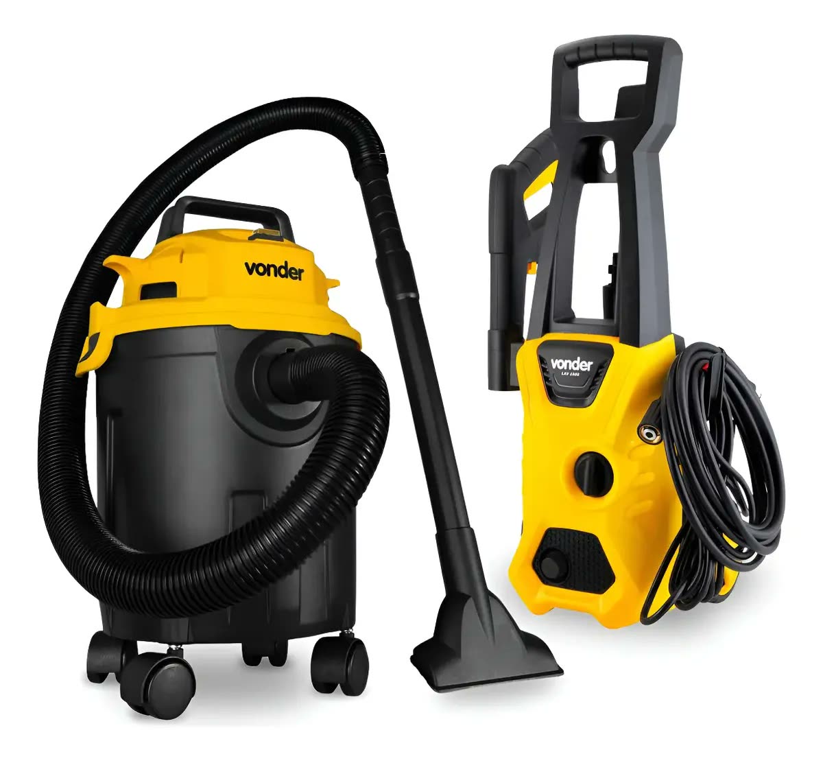 Kit Lavadora 1600 E Aspirador De Pó E Líquido Apv1010 Vonder