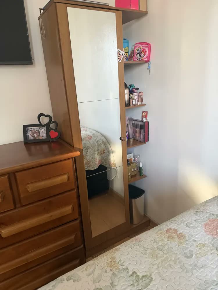 foto de Sapateira 1 Porta Com Espelho Paris Fidelitá Branco