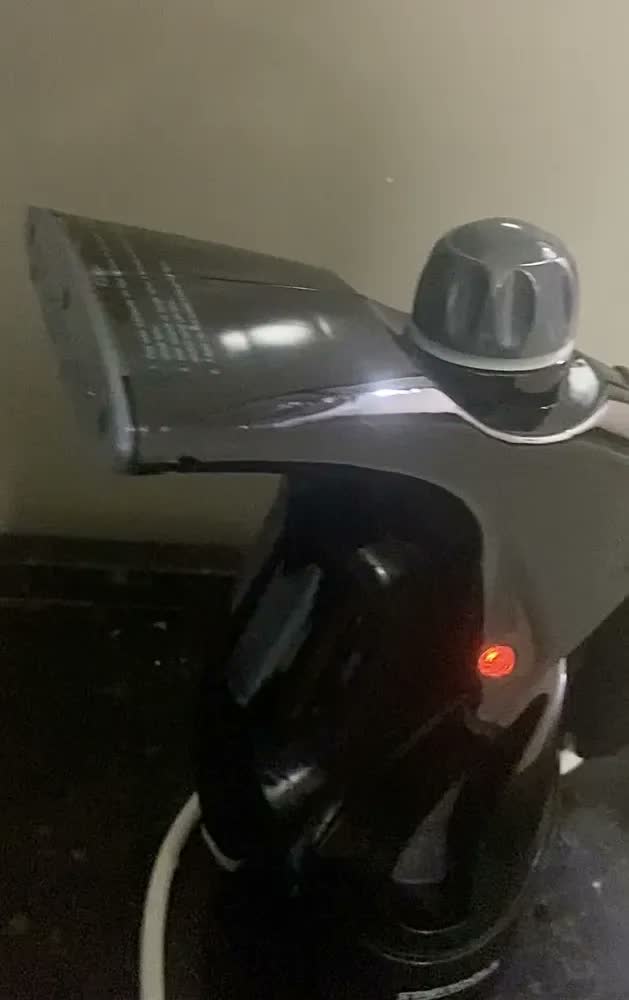 foto de Passadeira A Vapor De Roupa Portátil Preto