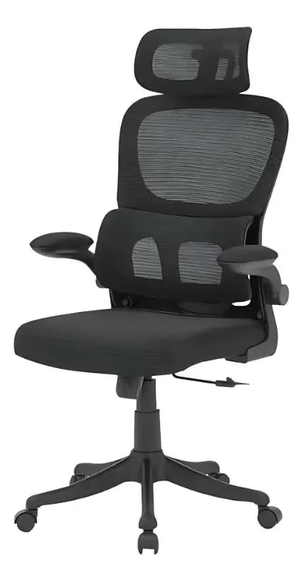 Cadeira Escritório Ergonômica Giratória com Apoio Lombar Python Fly NR17