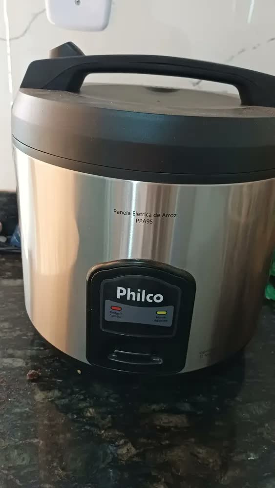 foto de Panela Arroz Elétrica Philco Ppa95 5l 12 Xícaras 900w