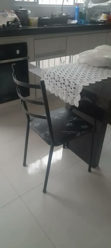 foto de Kit 4 Cadeiras Para Mesa De Jantar Cozinha Assento Estofado