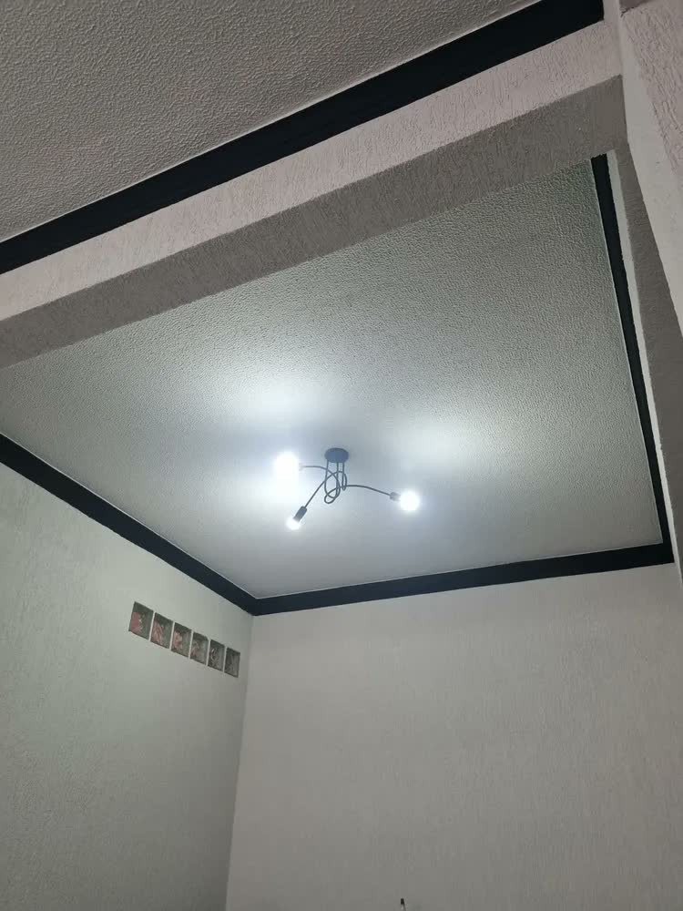 foto de Luminária Lustre Teto Moderno Quarto Jantar Sala 3 Lâmpadas