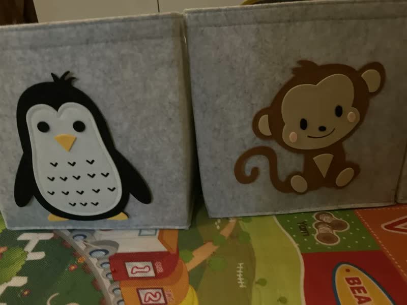 foto de Cesto Organizador Decorativo Caixa Brinquedo Roupa Multiuso