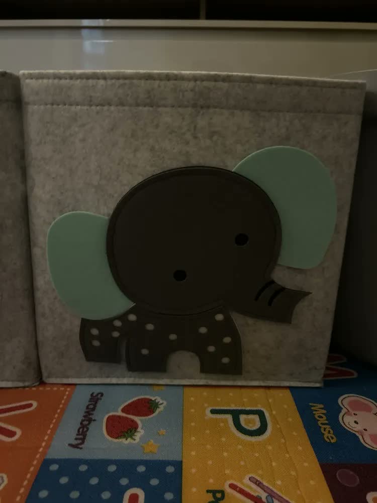 foto de Cesto Organizador Decorativo Caixa Brinquedo Roupa Multiuso