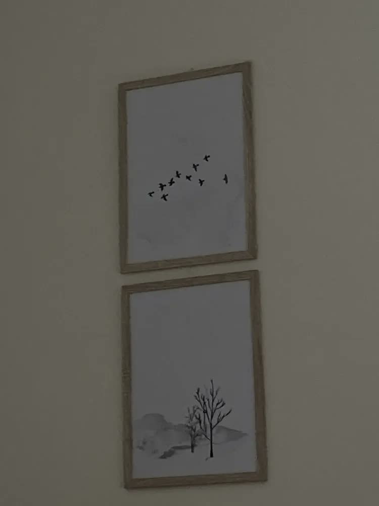 foto de Quadro Com Moldura Vidro Decorativo Sala Jantar Estar Quarto