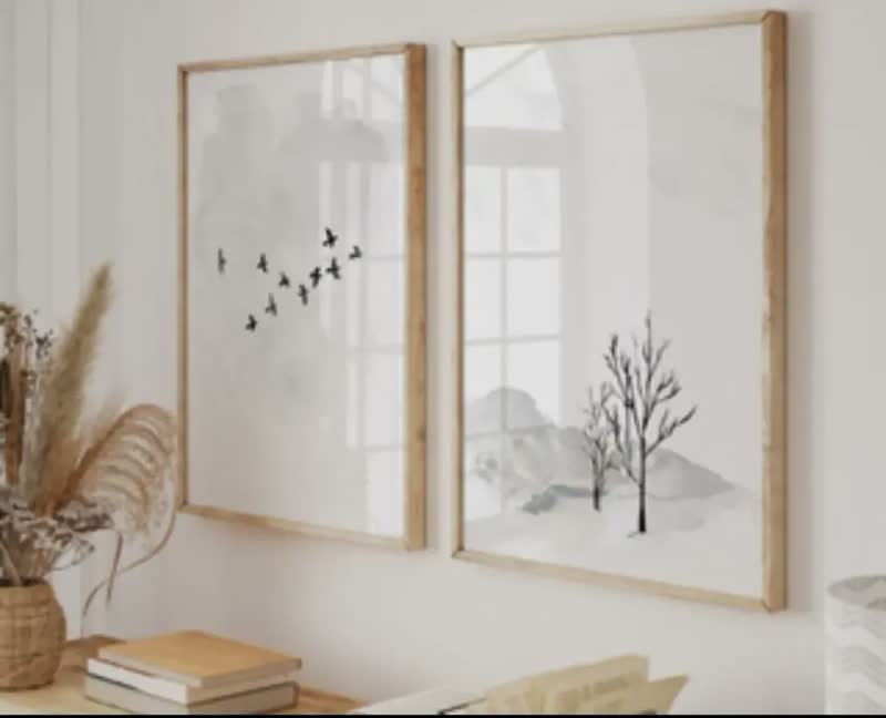 foto de Quadro Com Moldura Vidro Decorativo Sala Jantar Estar Quarto