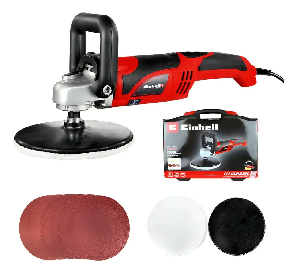 foto de Politriz E Lixadeira Einhell Cc-po 1100/1 E Cor Vermelho