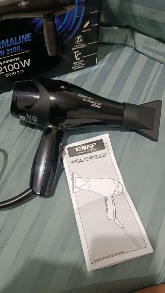 foto de Secador De Cabelo Taiff New Tourmaline Profissional 2100w